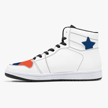 Charger l'image dans la galerie, Baskets montantes en cuir - Blanc / Noir by Tommy Taylor US