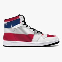 Charger l'image dans la galerie, Baskets montantes en cuir - Blanc / Noir Tommy Taylor US