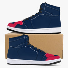 Charger l'image dans la galerie, Baskets montantes en cuir - Blanc / Noir by Tommy Taylor US