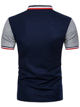 Charger l'image dans la galerie, Polo à manches courtes à rayures contrastées col - Tommy Taylor