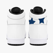 Charger l'image dans la galerie, Baskets montantes en cuir - Blanc / Noir by Tommy Taylor US