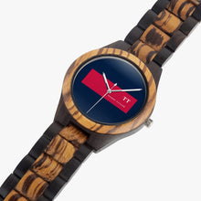 Charger l'image dans la galerie, Montre en bois d'ébène indien by Tommy Taylor Mode US