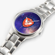 Charger l'image dans la galerie, Montre Tommy Taylor US Univers à quartz exclusive en acier inoxydable argenté .