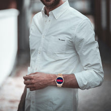 Charger l'image dans la galerie, Montre à quartz en acier inoxydable Tommy Taylor us à boucle déployante (avec indicateurs)