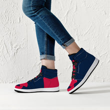 Charger l'image dans la galerie, Baskets montantes en cuir - Blanc / Noir by Tommy Taylor US