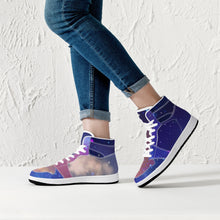 Charger l'image dans la galerie, Baskets montantes en cuir - Blanc / Noir Tommy Taylor US