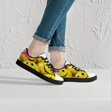 Charger l'image dans la galerie, Baskets basses en cuir by Tommy Taylor Mode US Modèles 1987 TT SMILE