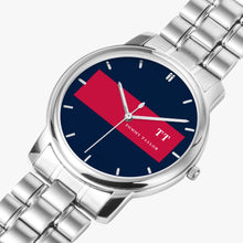 Charger l'image dans la galerie, Montre à quartz en acier inoxydable Tommy Taylor us à boucle déployante (avec indicateurs)