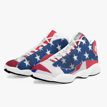 Charger l'image dans la galerie, Baskets montantes de basketball en cuir collection limité love US/FRENCH by Tommy Taylor