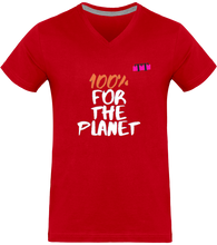 Charger l'image dans la galerie, T-Shirt Col V Homme Planète Tommy Taylor - Tommy Taylor