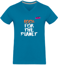 Charger l'image dans la galerie, T-Shirt Col V Homme Planète Tommy Taylor - Tommy Taylor