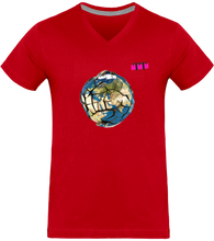 Charger l'image dans la galerie, T-Shirt Col V Homme Planète Tommy Taylor - Tommy Taylor