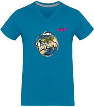 Charger l'image dans la galerie, T-Shirt Col V Homme Planète Tommy Taylor - Tommy Taylor