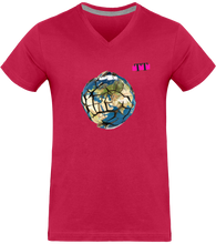 Charger l'image dans la galerie, T-Shirt Col V Homme Planète Tommy Taylor - Tommy Taylor