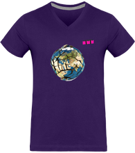 Charger l'image dans la galerie, T-Shirt Col V Homme Planète Tommy Taylor - Tommy Taylor