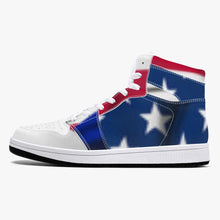 Charger l'image dans la galerie, Baskets montantes en cuir - Blanc / Noir Tommy Taylor US