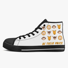 Charger l'image dans la galerie, Chaussures en toile montantes classiques - Blanc / Noir Tommy Taylor US