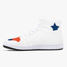 Charger l'image dans la galerie, Baskets montantes en cuir - Blanc / Noir by Tommy Taylor US