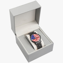 Charger l'image dans la galerie, Montre à quartz Tommty Taylor US en acier inoxydable à boucle déployante (avec indicateurs) - Tommy Taylor US