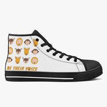 Charger l'image dans la galerie, Chaussures en toile montantes classiques - Blanc / Noir Tommy Taylor US