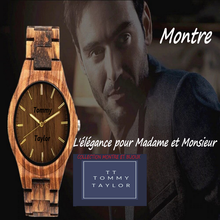 Charger l'image dans la galerie, Montre Fashion 2020 Unisexe en Cuir Imitation Bois By Tommy Taylor - Tommy Taylor