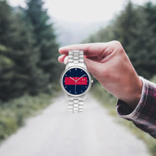 Charger l'image dans la galerie, Montre à quartz en acier inoxydable Tommy Taylor us à boucle déployante (avec indicateurs)