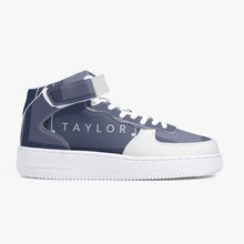 Charger l'image dans la galerie, Nouvelles baskets montantes en cuir gris et blanc by Tommy Taylor US