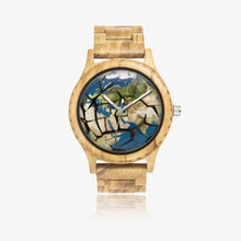Charger l'image dans la galerie, Montre en bois d'olivier italien par Tommy Taylor US modèle PLANET PROTECT