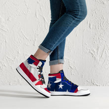 Charger l'image dans la galerie, 209. High-Top Leather Sneakers - White / Black