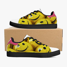 Charger l'image dans la galerie, Baskets basses en cuir by Tommy Taylor Mode US Modèles 1987 TT SMILE