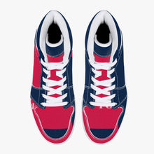 Charger l'image dans la galerie, Baskets montantes en cuir - Blanc / Noir by Tommy Taylor US