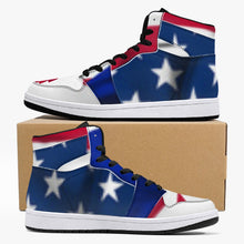 Charger l'image dans la galerie, Baskets montantes en cuir - Blanc / Noir Tommy Taylor US