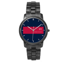 Charger l'image dans la galerie, Montre à quartz en acier inoxydable Tommy Taylor us à boucle déployante (avec indicateurs)
