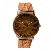 Charger l'image dans la galerie, Montre Fashion 2020 Unisexe en Cuir Imitation Bois By Tommy Taylor - Tommy Taylor