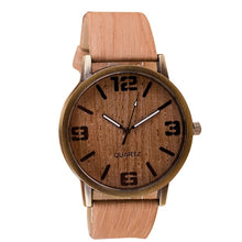 Charger l'image dans la galerie, Montre Fashion 2020 Unisexe en Cuir Imitation Bois By Tommy Taylor - Tommy Taylor