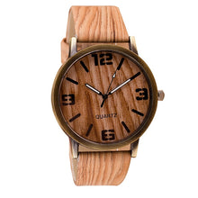 Charger l'image dans la galerie, Montre Fashion 2020 Unisexe en Cuir Imitation Bois By Tommy Taylor - Tommy Taylor