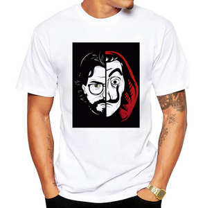 t-shirts col rond pour hommes à manches courtes Conception La Casa De Papel us - Tommy Taylor 