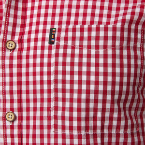 Small Plaid Shirt Men Summer Short Sleeve Cotton Mens Dress Shirts Casual Button Down Men's Shirt - Tommy Taylor 