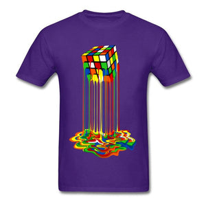Good Quality Cube T-Shirts Rainbow Abstraction Cube Sheldon Cooper T Shirt Big Discount Best Tee Shirt Women Men Funny Tops Tee - Tommy Taylor 