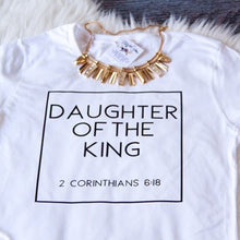 Charger l&#39;image dans la galerie, hristian T Shirts Women Daughter of The King Letter Print Cotton Cute Christian Tshirt Women&#39;s Jesus Shirt Harajuku Tops - Tommy Taylor 
