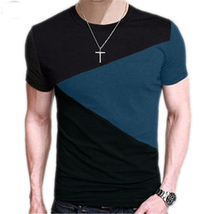 M-3XL Mens T Shirt Short Sleeve Crew Neck T-shirt Slim Fit Casual Tshirt - Tommy Taylor 