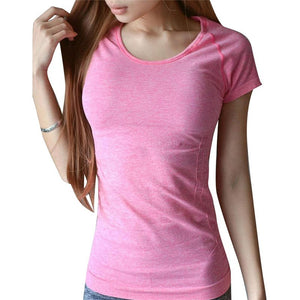 Women T Shirt professional sports Quick Drying Fitness T-shirt short-sleeve exercise clothes T-shirt - Tommy Taylor 