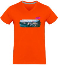 Charger l&#39;image dans la galerie, T-Shirt Col V Homme  Planète  Tommy Taylor - Tommy Taylor 

