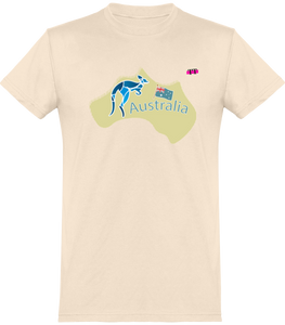 T-Shirt Homme Col rond Manches Courtes Australie Tommy Taylor - Tommy Taylor 