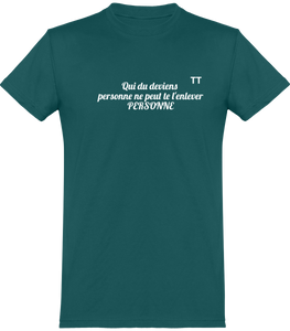 T-Shirt Homme col rond à la phrase qui.... par Tommy Taylor - Tommy Taylor 