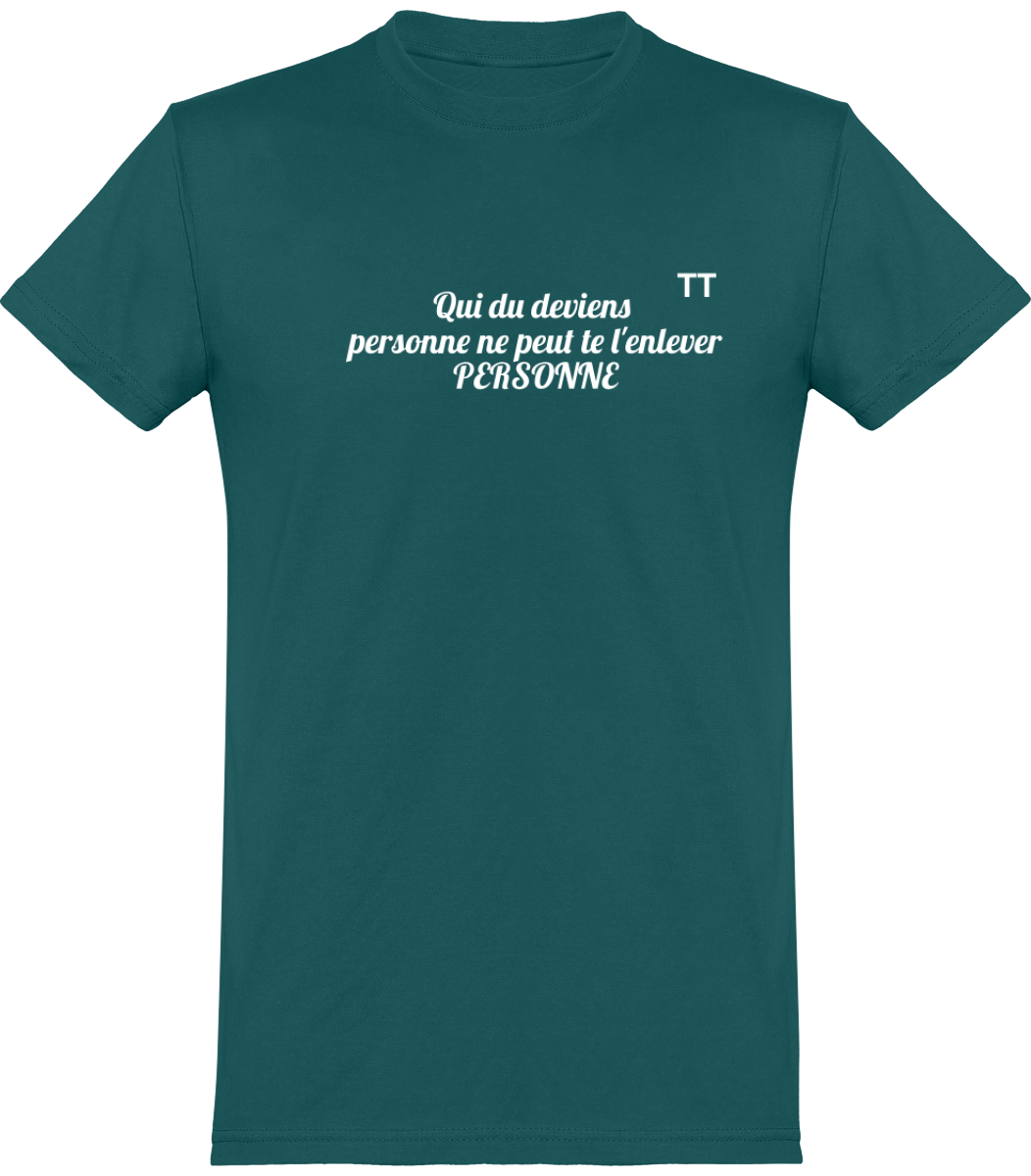 T-Shirt Homme col rond à la phrase qui.... par Tommy Taylor - Tommy Taylor 