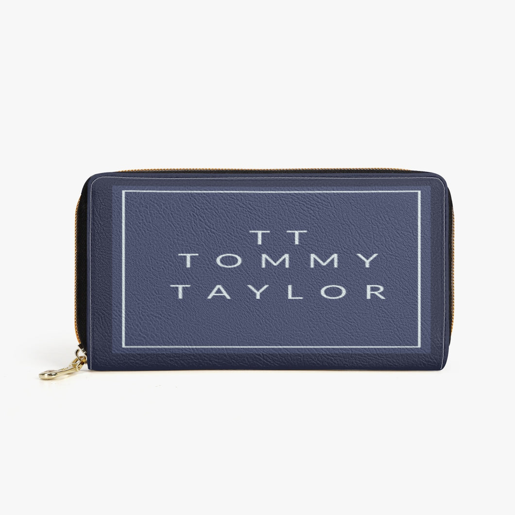 Porte monnaie à glissière en cuir Tommy Taylor US l'incontournable nouveauté 2021