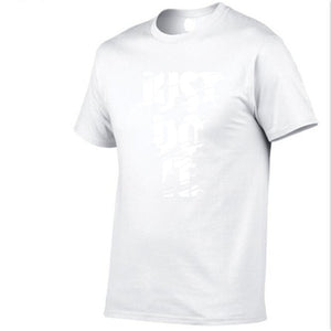 T-shirt hommes imprimés just do it punk hip hop col rond 100% Coton - Tommy Taylor 