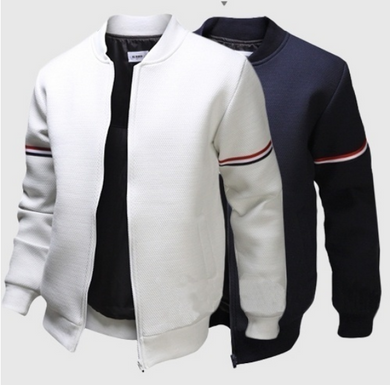 Veste de couleur unie pour hommes à manches longues Slim Fit Sport us - Tommy Taylor 