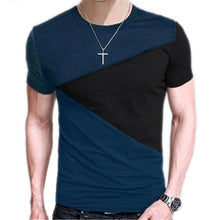 Charger l&#39;image dans la galerie, M-3XL Mens T Shirt Short Sleeve Crew Neck T-shirt Slim Fit Casual Tshirt - Tommy Taylor 
